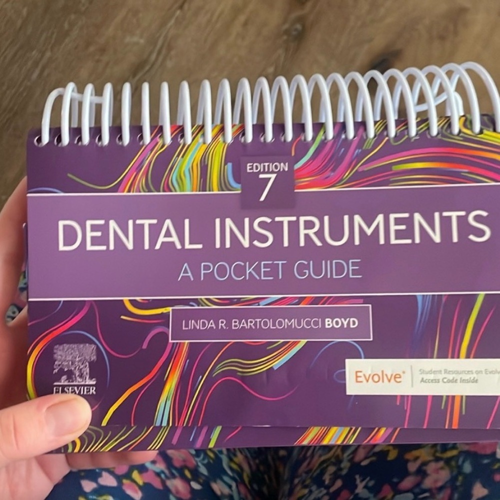 Purple Dental Instruments Pocket Guide